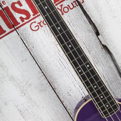 Orange Glenn Hughes Signature O Bass Electric Bass Guitar Purple with Gig Bag image 10