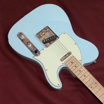 Vintage V75 ReIssued Electric Guitar - Laguna Blue image 3