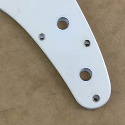 Vintage 1959 Pre-CBS Fender Musicmaster Pickguard Metal Shield Added Toggle Hole No Cracks image 4