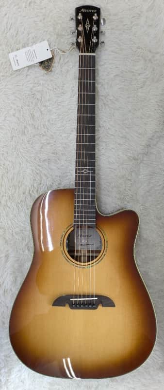 Alvarez MD60ce Shadowburst Masterworks Acoustic Electric All Solid Dread Guitar image 1