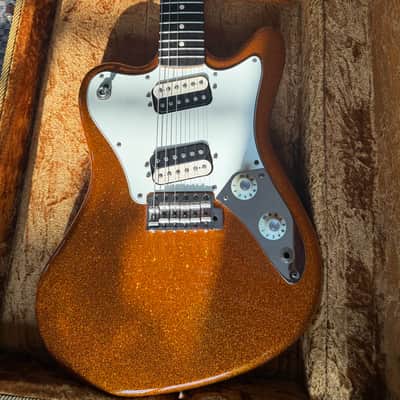 Fender Pawn Shop Super-Sonic 2013 - 2014 - Sunfire Orange Flake WITH CASE image 5