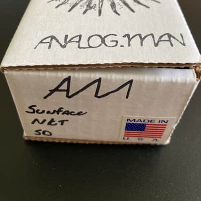 Analogman Sun Face Red Dot NKT-275 Germanium Fuzz with Sun Dial 2002 - 2015 Gold image 2