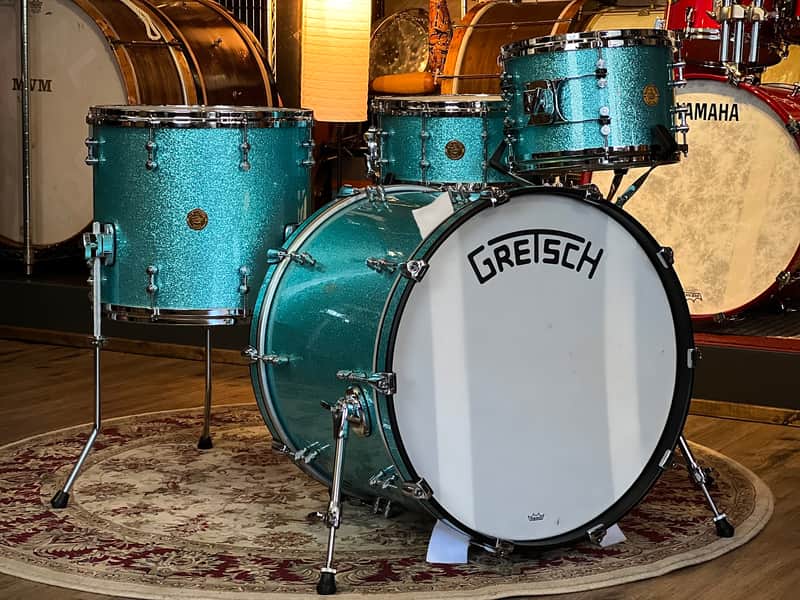 Gretsch New Classic Limited Reserve Drum Set - Turquoise Sparkle image 1