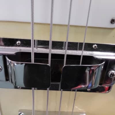Custom built Rickenbacker 4001 Left-Handed 1975 White with White binding image 4