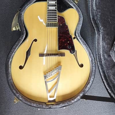 D'Angelico Excel EXL-1 Hollow Body Archtop with Pau Ferro Fretboard Natural image 1