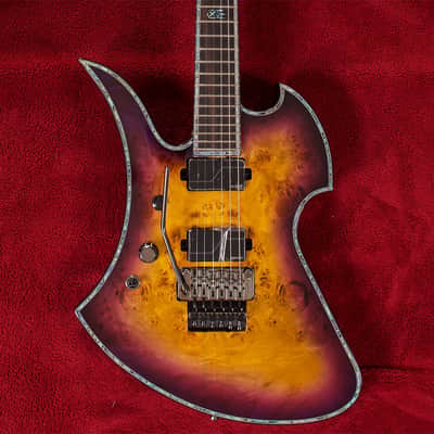 B.C. Rich Mockingbird Extreme Exotic with Floyd Rose Left Hand EXMGFRPHLH 2020 Purple Haze image 1