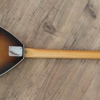Vintage 1960s Vox Bill 'Wyman Bass' Teardrop Original UK Sunburst image 9
