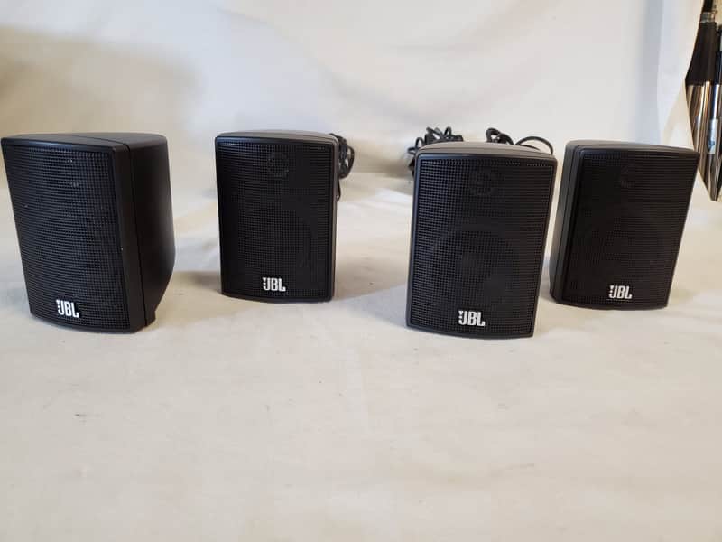 JBL 135SAT Satellite Speakers - Bundle of 4 Speakers With Speaker