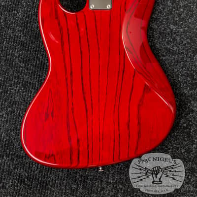 Momose MJ2-PH Jazz Bass – Purpleheart Neck – Burner Ash – MIJ image 5