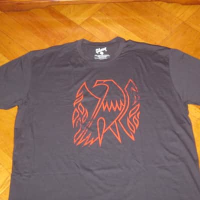 new A+ (with hang tag) genuine Gibson Firebird T-Shirt XXL (XX-Large), Black with Red Graphic, 60% Cotton / 40% Polyester - short sleeve GIBS-GA-FBBMXXL (GA-FBBMXXL) UPC # 711106533926 image 7