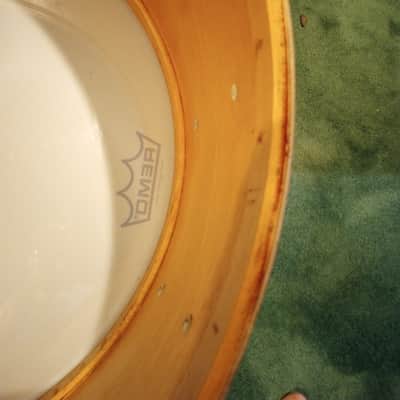 Ludwig 1970's 16x32 Concert Bass Drum 1970's - Stained Maple 🍁 image 9