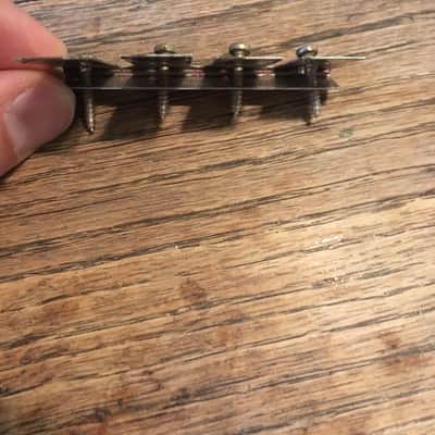 Vintage 1960s Fender Mustang Bass mute w/screws image 3