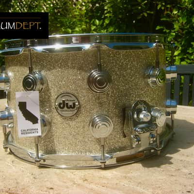✮ IMMACULATE, UNPLAYED ✮ DW COLLECTORS SERIES * VLT * 14 x 8 DEEP ✮100% Maple SNARE ✮ BROKEN GLASS ✮ True Hoops ✮FAT SOUND ! image 3