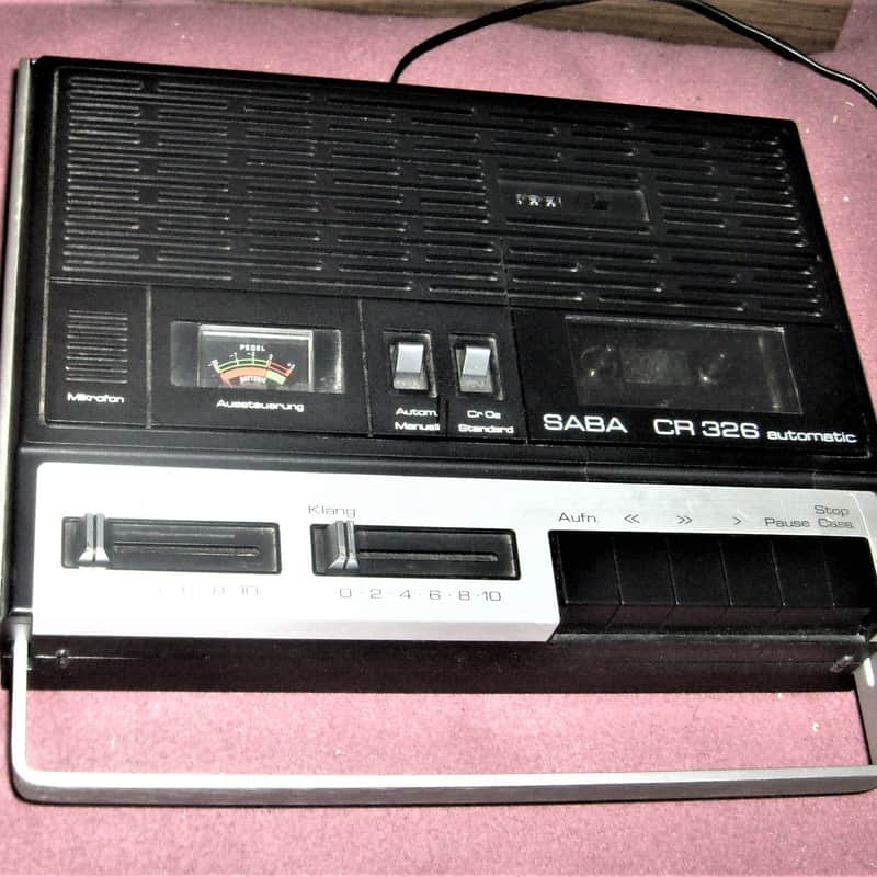 1976 SABA CR 326 Black / Silver