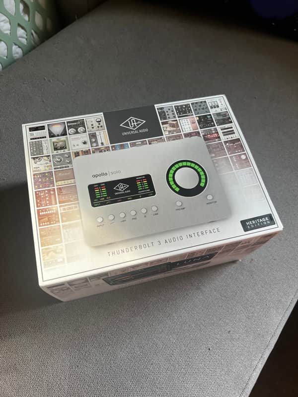 Universal Audio Apollo Solo Heritage Edition Thunderbolt 3 Audio Interface 2020 - Present - Silver image 1