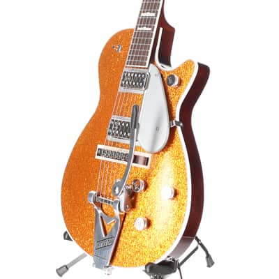 Gretsch G6129T-89 Vintage Select '89 Sparkle Jet with Bigsby, Gold Sparkle, Fully Tested (T1) (92910) image 4