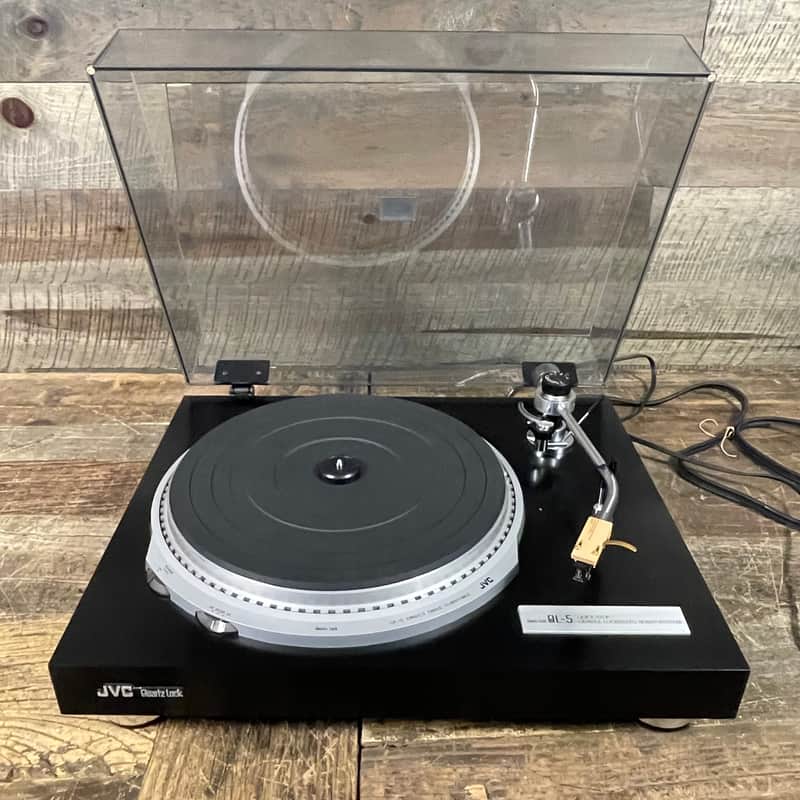 JVC QL-5 Quartz locked direct drive turntable w/Grado cartridge w/original box, manual and packing image 1