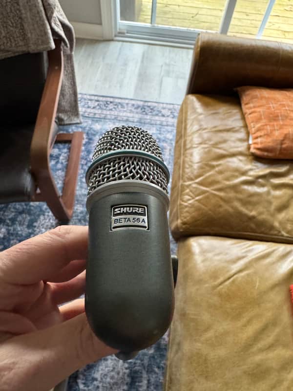 Shure Beta 56A Supercarciod dynamic drum mic image 1
