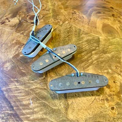 Fender Stratocaster pickups 1975 Grey bottom original vintage USA strat image 1
