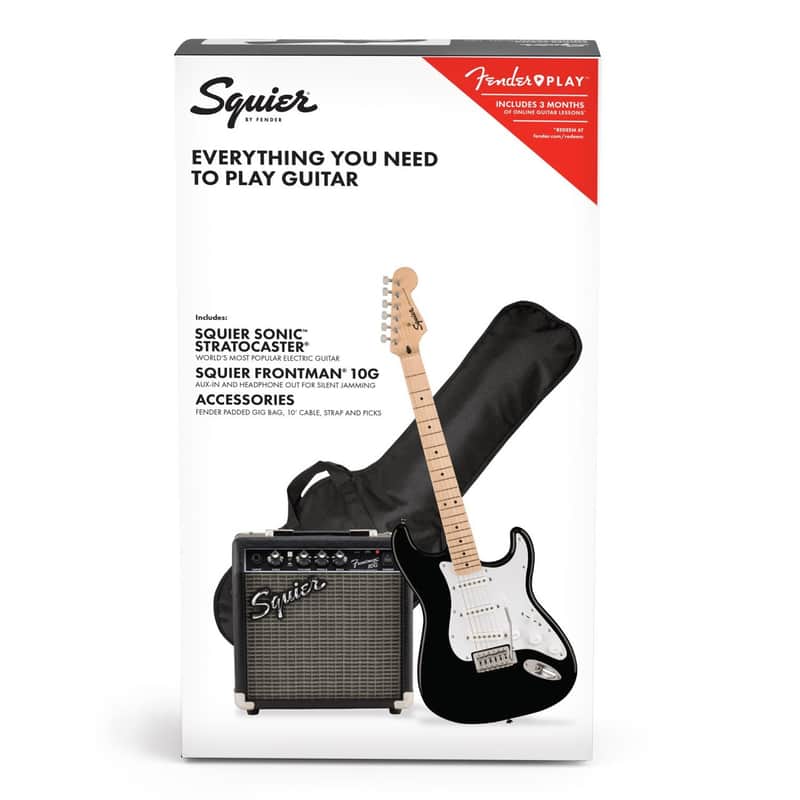 Squier Sonic Stratocaster Black