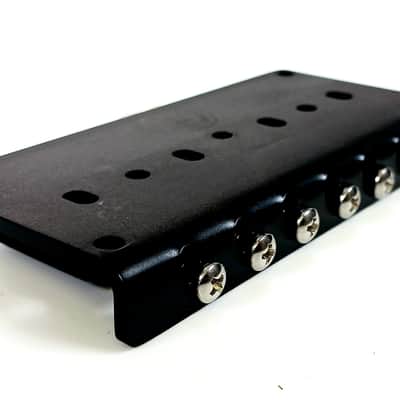 Hipshot Ibanez Flat Plate 7 String Upgrade Bridge Black 4IBF07B image 4