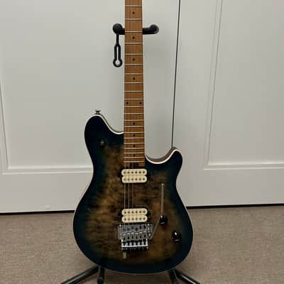 EVH Wolfgang WG Special QM with Baked Maple Neck - Indigo Burst image 1