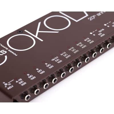 CIOKS CIOKOLATE 9V / 12V / 15V / 16V / 24V AC DC Universal Power Supply with 12 Isolated Sections and 24 Flex Cables for Effect Pedals - Compatible with Temple Audio and Pedaltrain Pedalboards image 5