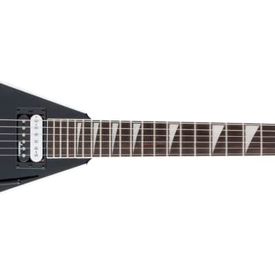 Jackson JS Series King V JS32 Amaranth FB Black with White Bevels image 1