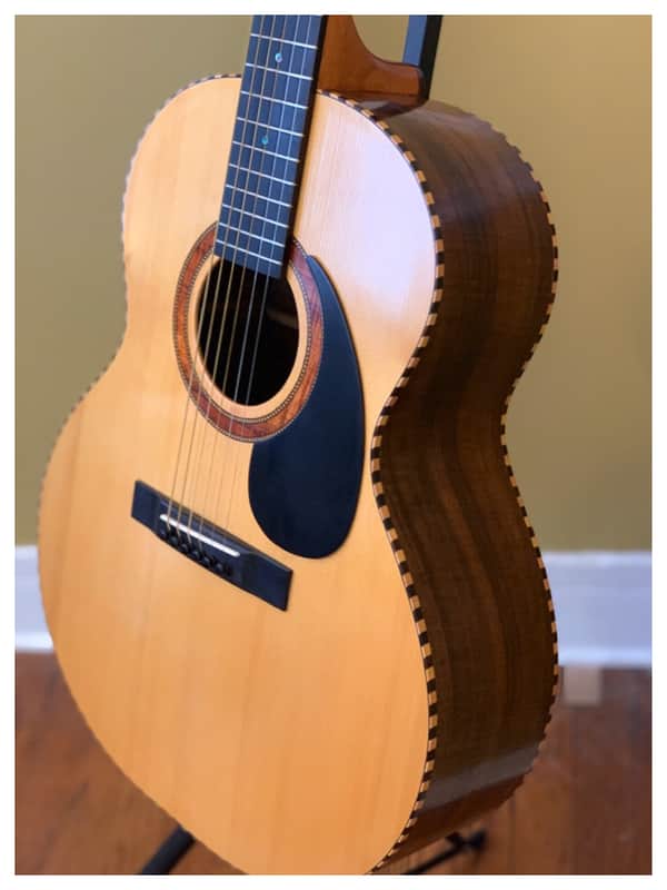 Insanely Gorgeous Hand-Made Small Jumbo Acoustic (Spruce/Claro Walnut) image 1