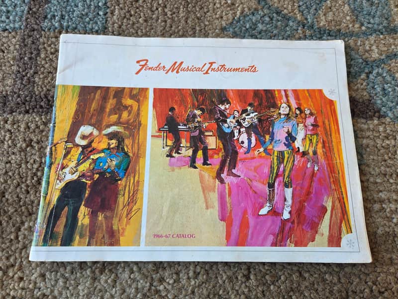Vintage 1966-1967 Fender Musical Instruments Full-Line Catalog! Rare, Original Case Candy, Paperwork! image 1