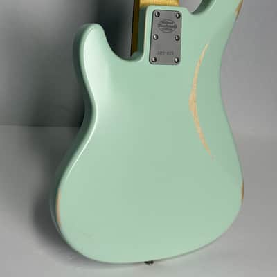 Woodcraft Ampmaster 5 String Medium scale 32" Electric Bass Guitar Relic image 9