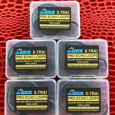 5 Short Roland RE-201, RE-301, RE-501, SRE-555 Space & Chorus Echo Tape Loops, 1 Meter Long, TL1m
