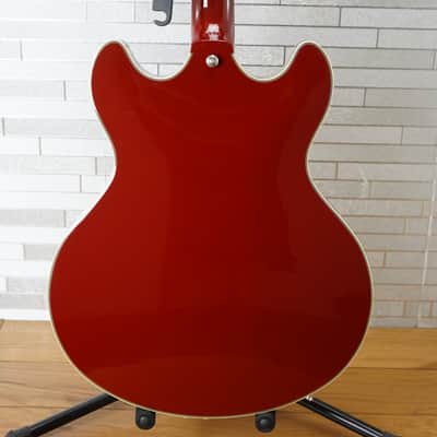 D'Angelico Premier DC Semi-Hollow Double Cutaway - Burnt Red image 2