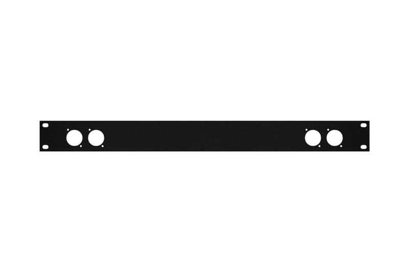 Elite Core 1 Space Rack Panel with 4 D-series punch out hole fits ATA Rack Road Cases RP1U-2X2 image 1