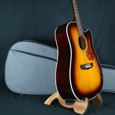 Guild D-140CE Acoustic/Electric Dreadnought with Guild Soft Case - Antique Burst image 4