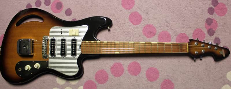 Ｔeisco ＴＧー64 Teisco TG-64 Monkey Grip Grey 1964 – Topshelf Instruments