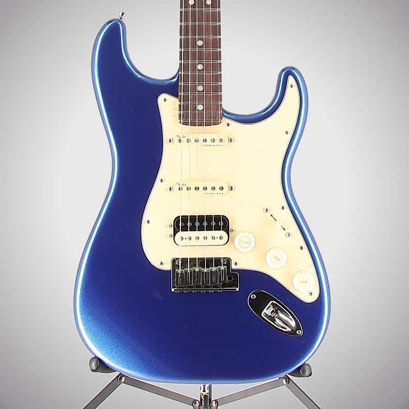 Fender Certified Pre-Owned American Ultra Stratocaster HSS, Rosewood Fingerboard, Cobra Blue (P3) (95046) image 1