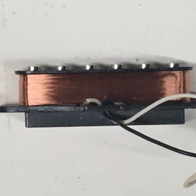Fender Japan MIJ Strat Bridge Pickup Vintage 1980s Natural Relic Black Ceramic Bobbin image 5