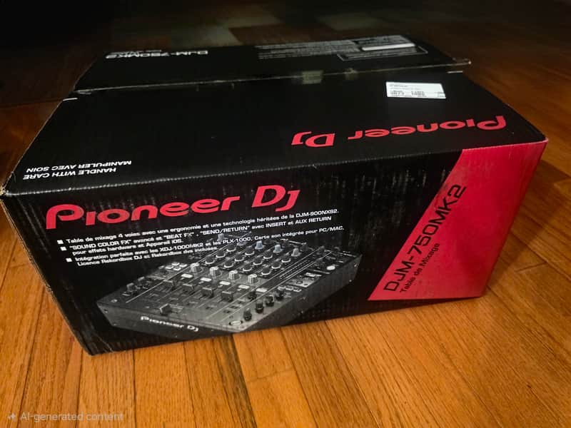 Pioneer DJM-750MK2 4-Channel Professional DJ Mixer