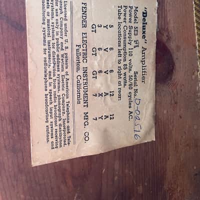 Fender Deluxe 1956 - Tweed image 12