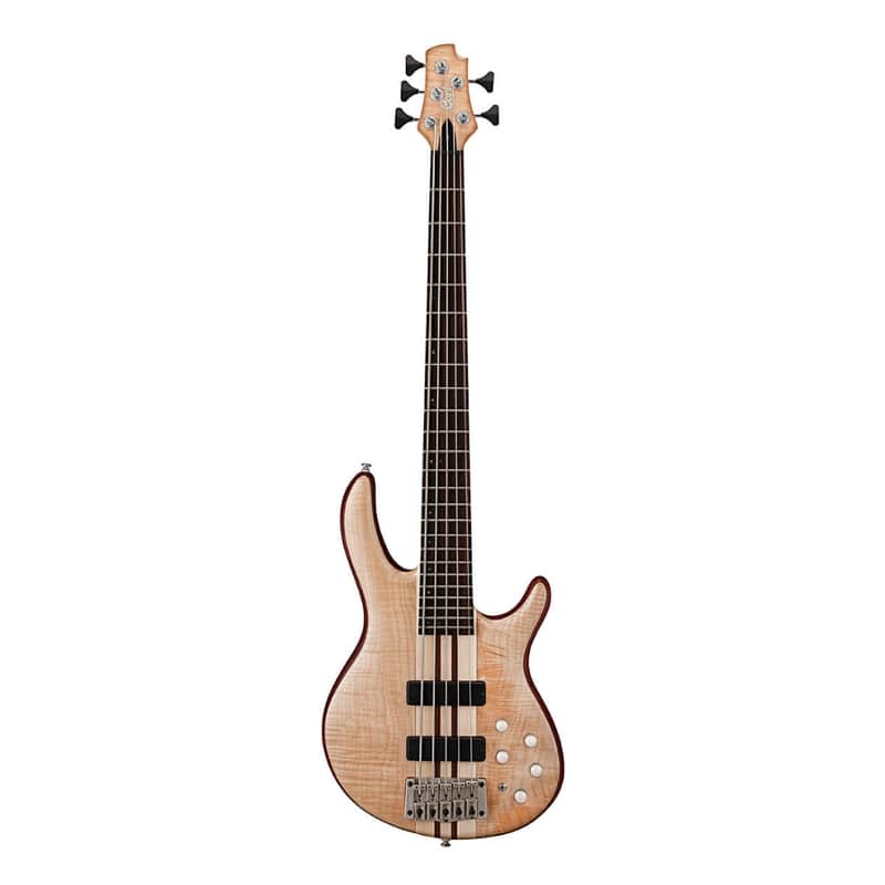 Cort Artisan A5 Plus FMMH 5-String Bass Guitar (Open Pore Natural) *USA Small Business* image 1