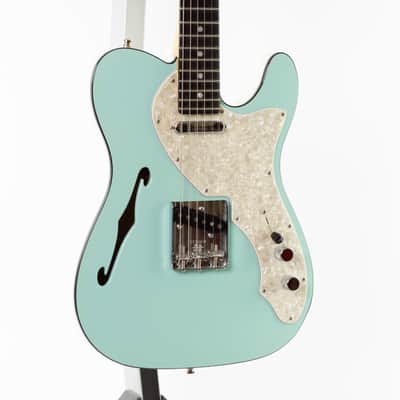 Fender Limited Edition Two-Tone American Thinline Telecaster 2019 Surf Green image 9