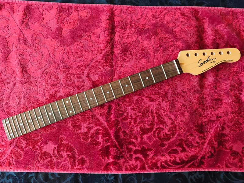 Godin SD Strat-Style Replacement Neck - NOS (Feb 2003) - 24 Frets, 24.75" Scale, Rosewood/Maple image 1
