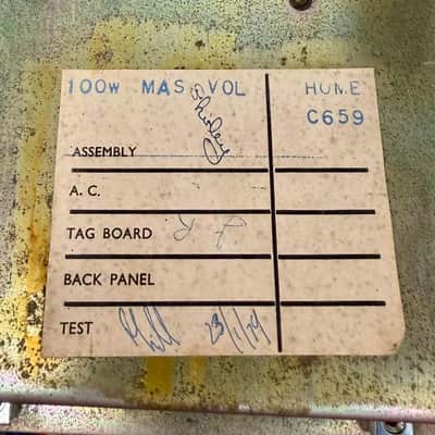 Marshall JMP 2203 Mk2 Master Model Lead 100-Watt Guitar Amp Head 1979 - Serviced image 9