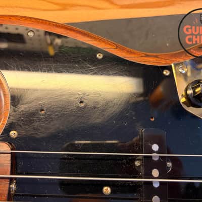 1991 Fender Japan Order Made JB62-65 ’62 Reissue Jazz Bass Walnut MIJ Gold HSC image 16