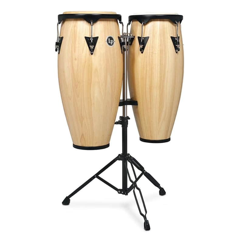 LP City Conga Set w/Stand Natural Finish image 1
