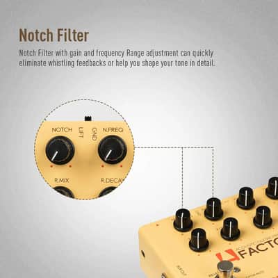 SONICAKE  A Factory Analog Preamp and digital Reverb Dual footswitch guitar effects pedal,price include the import duty for US buyer image 4