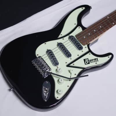Burns London Cobra electric guitar in black - tremolo - used - w/ Gig Bag image 3