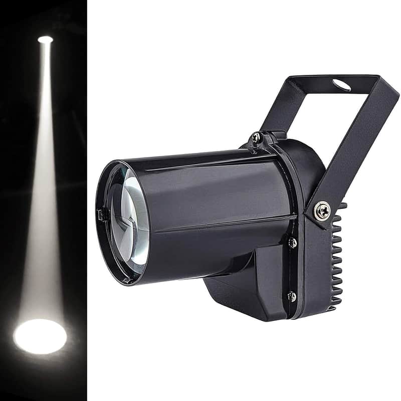 Disco Ball Light, Disco Ball Spotlight For Disco Mirror Ball Light, Pin Light For Mirror Ball Spotlight Stage Light, Dj Disco Spotlight, 3W White Led Pinspot Light image 1