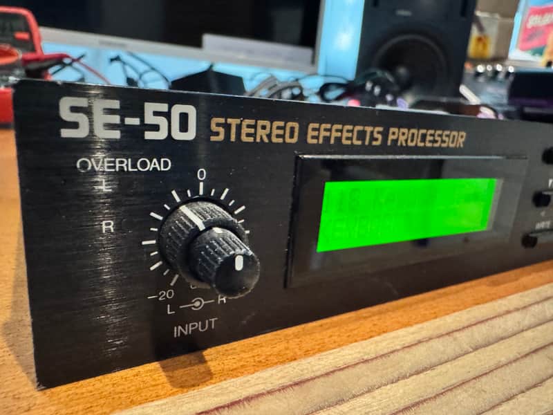 Boss SE-50 Stereo Effects Processor 1990 - 1996 - Black image 1